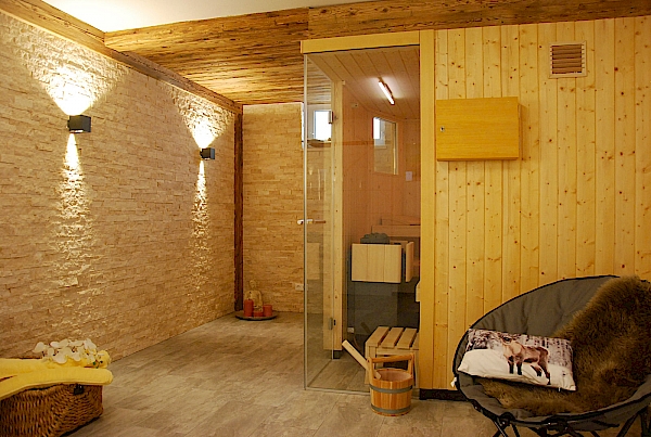 Relaxen in der Sauna